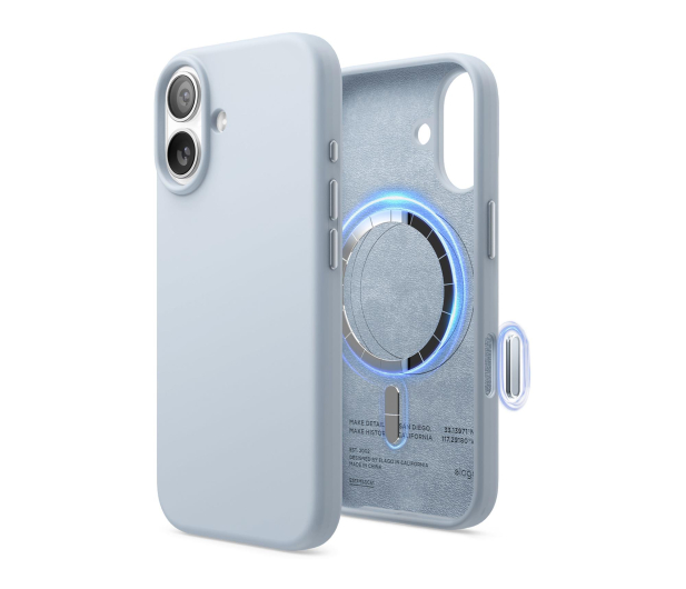 Elago Magsafe Silicon Case do iPhone 17 Light Blue ES17MSSC61-LBL - 1360457 - zdjęcie